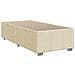 Letto box spring con materasso Crema 80 x 200 cm Tessuto - Foto miniatura 6