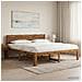 Letto matrimoniale con testiera ROSTOCK Naturale 180 x 200 cm - Foto miniatura 8