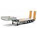 Rimorchio pianale basso trasporto veicoli con rampa - Foto miniatura 1