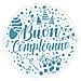 Stencil Per Torta Buon Compleanno Ø 25 Cm - Foto miniatura 3