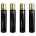 48 Accendini Gas Large Nero Black Con Gold Cap Dorato Grande - Foto miniatura 1