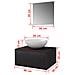 Set Mobili da Bagno con Lavabo 3 pz Nero - Foto miniatura 3