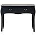 Tavolo Consolle Nero 2 Cassetti Klawock - Foto miniatura 13