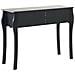 Tavolo Consolle Nero 2 Cassetti Klawock - Foto miniatura 16
