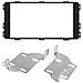 Mascherina Adattatore Autoradio 03713 Con Foro 2din Nero Fiat Full Back Mistubishi L Dal 2015 - Foto miniatura 1