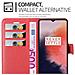 Cadorabo Custodia Compatibile Con Oneplus 7t In Rosso Carminio - Coperchio Protettiva Con Chiusura Magnetica, Funzione Stand E Tasca Per Le Carte - Foto miniatura 4