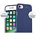 Custodia Compatibile Con Apple Iphone 7 / 7s / 8 / Se 2020 In Frost Blu Scuro - Coperchio Protettivo In Silicone Tpu Flessibile - Foto miniatura 3