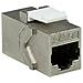 Accoppiatore Cat. 6a Keystone 2xrj45 Stp Larghezza Solo 14,6 Mm Silver - Foto miniatura 1