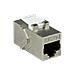 Accoppiatore Cat. 6a Keystone 2xrj45 Stp Larghezza Solo 14,6 Mm Silver - Foto miniatura 2