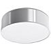 Novità! Plafoniera Grigia Per Cucina E Camera - Pvc - Arena 35 Sl. 0122 Lampada Da Soffitto Rotonda, Stile Moderno, A 2 Luci Led E-27 *** Lampade - I Prezzi Più Bassi Su Amazon! - Foto miniatura 8