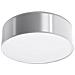 Novità! Plafoniera Grigia Per Cucina E Camera - Pvc - Arena 35 Sl. 0122 Lampada Da Soffitto Rotonda, Stile Moderno, A 2 Luci Led E-27 *** Lampade - I Prezzi Più Bassi Su Amazon! - Foto miniatura 4