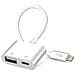 Adattatore Iphone / Ipad Da Lightning Verso Usb E Ricarica Lightning - Foto miniatura 4