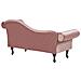 Chaise Longue Per Lato Destro In Velluto Rosa Lattes - Foto miniatura 5