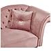 Chaise Longue Per Lato Destro In Velluto Rosa Lattes - Foto miniatura 15