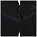 Felpa Da Uomo Con Cappuccio E Full Zip Tech Fleece Nera Taglia L Codice Cu4489-010 - Foto miniatura 4