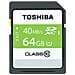 SDXC UHS1, 64GB, 64 GB, Secure Digital Extended Capacity (SDXC) , 40 MB / s, -25 - 85 C, -40 - 85 C, 2,4 cm - Foto miniatura 1