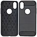 Maxy Custodia B-case Tpu Silicone Cover Case Per Apple Iphone X - Xs Carbon Metal Black - Foto miniatura 1
