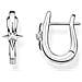 Orecchini A Cerchio Da Donna In Argento Sterling 925 E Argento, Colore: Bianco, Argento. , Cod. Cr654-643-21 - Foto miniatura 1