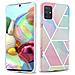 Custodia Compatibile Con Samsung Galaxy A71 5g In Marmo Arcobaleno No. 11 - Coperchio Protettivo In Silicone Tpu Con Motivo A Mosaico - Foto miniatura 1