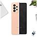 Cover Galaxy A53 5g Soft-touch Originale Silicone Cover Awesome Peach - Foto miniatura 3