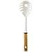 Nordic Nordic Set Di 6 Utensili Da Cucina Nylon + Portautensili, Manici Effetto Legno Bianco - Foto miniatura 8