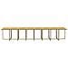 Set Da Pranzo Per Giardino 21pz Con Cuscini In Polyrattan Beige - Foto miniatura 6