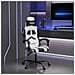 Sedia da Gaming Girevole Bianco e Nero in Similpelle - Foto miniatura 1