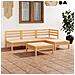 Set Salotto da Giardino 5 pz in Legno Massello di Pino - Foto miniatura 1