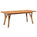 Tavolo Da Giardino 200x90x75 Cm Legno Massello Di Acacia - Foto miniatura 2