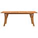 Tavolo Da Giardino 200x90x75 Cm Legno Massello Di Acacia - Foto miniatura 3