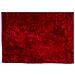 Tappeto Shaggy Bagno E Cucina Retro Antiscivolo In Microfibra Perla Bordeaux 50x80 Bordeaux - Foto miniatura 3