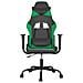 Sedia Da Gaming Nera E Verde In Similpelle - Foto miniatura 3