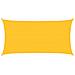 Vela Parasole 160 G /m Rettangolare Giallo 4x7 M In Hdpe - Foto miniatura 1