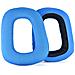 Cuscinetti Auricolari Per Logitech G35 G930 G430 F450 G331 G231 G431 G432 Blue - Foto miniatura 2