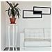 Applique Led Luce Bianca Calda Naturale Lampada Da Parete Rettangolare 32 W Nero - Foto miniatura 3