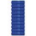 Asciugamani Ospiti 10 Pz Blu 30x50 Cm 360 G /m 100% Cotone - Foto miniatura 1
