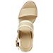 Webbing High Wedge Sandal Sandali Cotone Scarpe Donna Beige Eu 41, Fw0fw08045 Acr - Foto miniatura 2