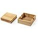 Dam  Set Sottobicchieri 4 Pezzi 11,2x3,6x11,2 Cm. Colore Del Legno - Foto miniatura 3