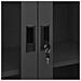 Lusso Casadino -  Armadio Per Ufficio Antracite 90x40x180 Cm In Acciaio - Foto miniatura 6