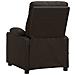 Lusso Casadino -  Poltrona Alzapersona Marrone Scuro In Tessuto - Foto miniatura 5