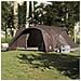 Tenda da Campeggio a Cupola per 6 Persone Marrone Impermeabile - Foto miniatura 2