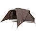Tenda da Campeggio a Cupola per 6 Persone Marrone Impermeabile - Foto miniatura 3