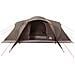 Tenda da Campeggio a Cupola per 6 Persone Marrone Impermeabile - Foto miniatura 5