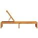 Lettino Prendisole 200x55x30 cm in Legno Massello di Acacia - Foto miniatura 5