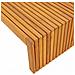 Lettino Prendisole 200x55x30 cm in Legno Massello di Acacia - Foto miniatura 7