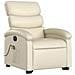 Poltrona Alzapersona Elettrica Reclinabile Crema in Similpelle - Foto miniatura 3