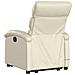 Poltrona Alzapersona Elettrica Reclinabile Crema in Similpelle - Foto miniatura 4