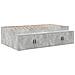 Struttura Letto Contenitore Grigio Cemento 100x200 cm - Foto miniatura 3