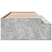 Struttura Letto Contenitore Grigio Cemento 100x200 cm - Foto miniatura 7