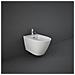Sanitari Sospesi Opaco Feeling : Vaso, Bidet, Copriwater Soft-close Bianco Opaco - Foto miniatura 2